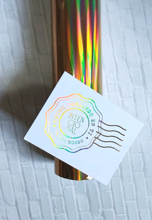 FOIL TONER DORADO HOLOGRÁFICO